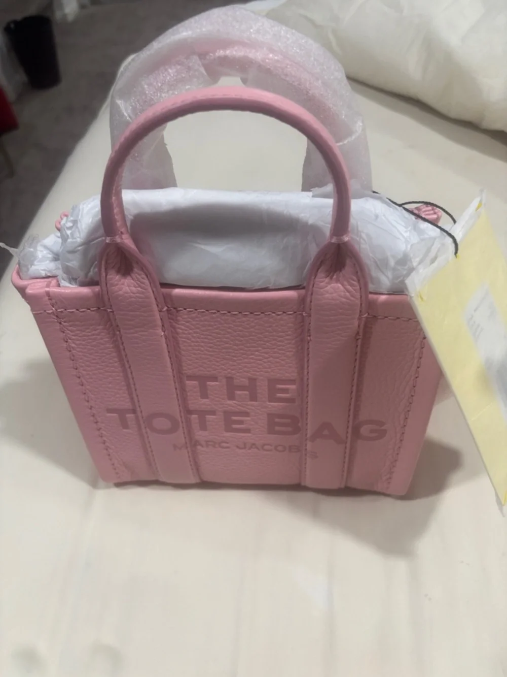 Marc Jacobs Mini Tote in Soft Pink Leather - Picture 1 of 10